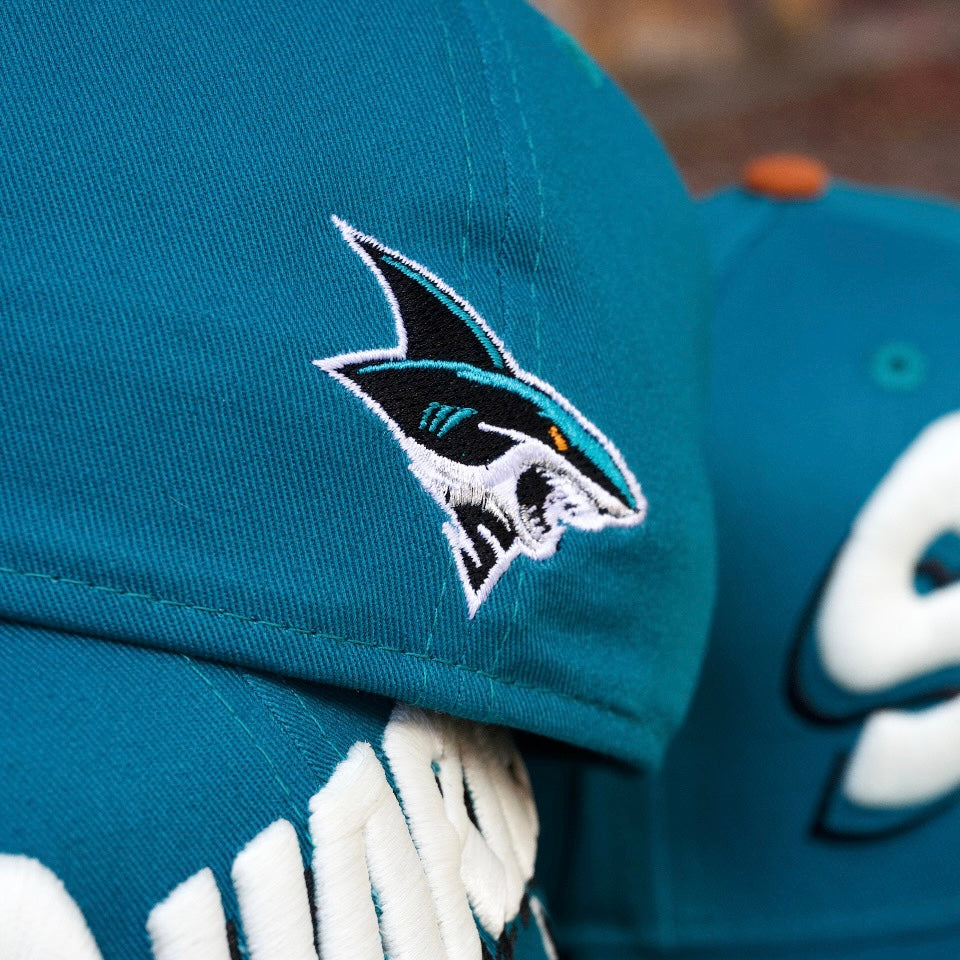 San Jose Sharks 25th Anniversary Custom New Era 5950