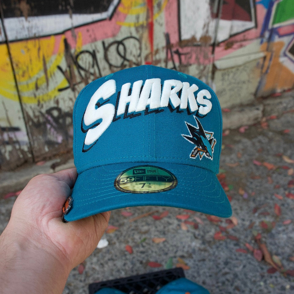 San Jose Sharks 25th Anniversary Custom New Era 5950