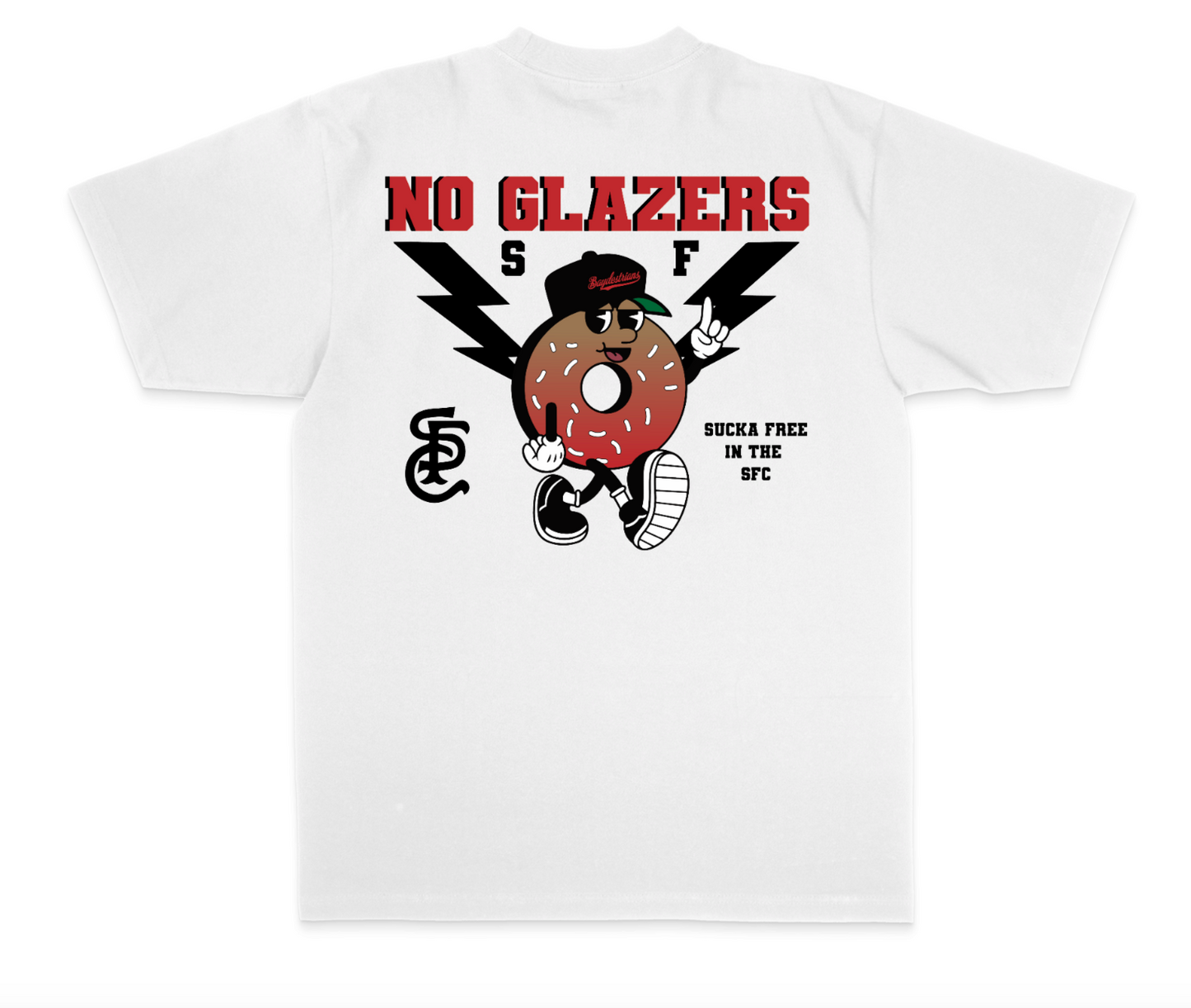 Baydestrians - “No Glaze” Tee - Red