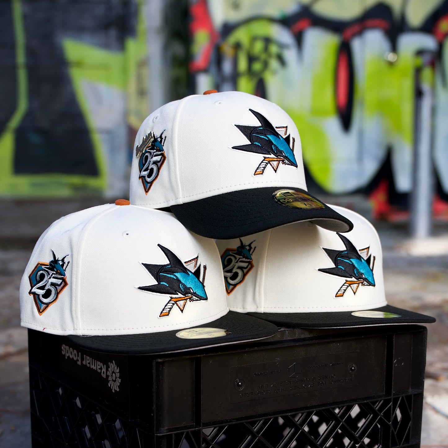 New Era 59FIFTY San Jose Sharks - "Classic Chrome”